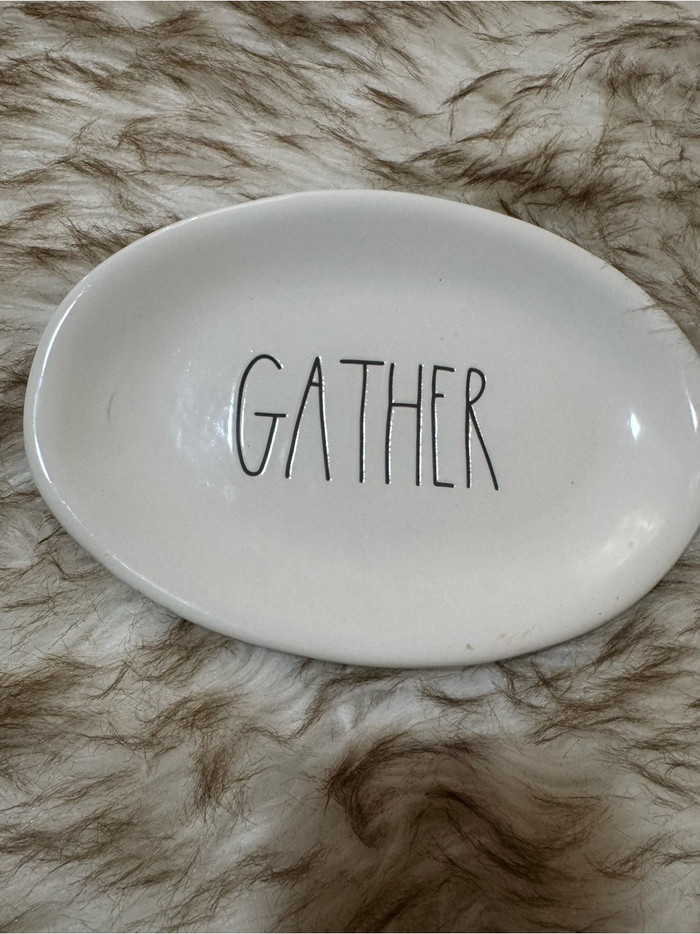 Rae Dunn White Ceramic Serving Dish - Artisan Collection